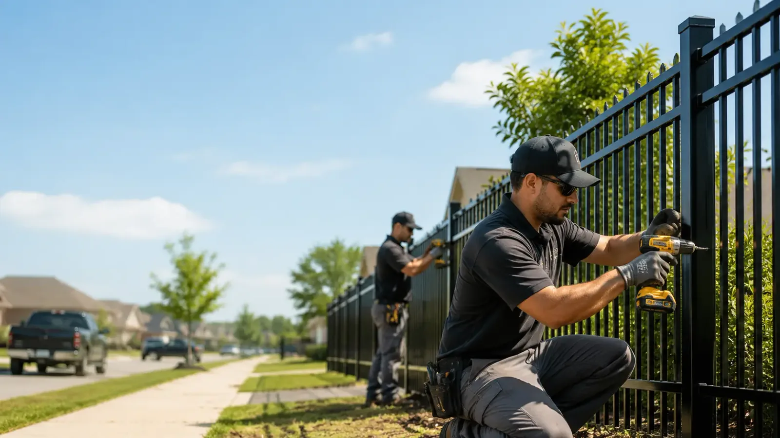 Metal Fence Installation in Moira, NY
